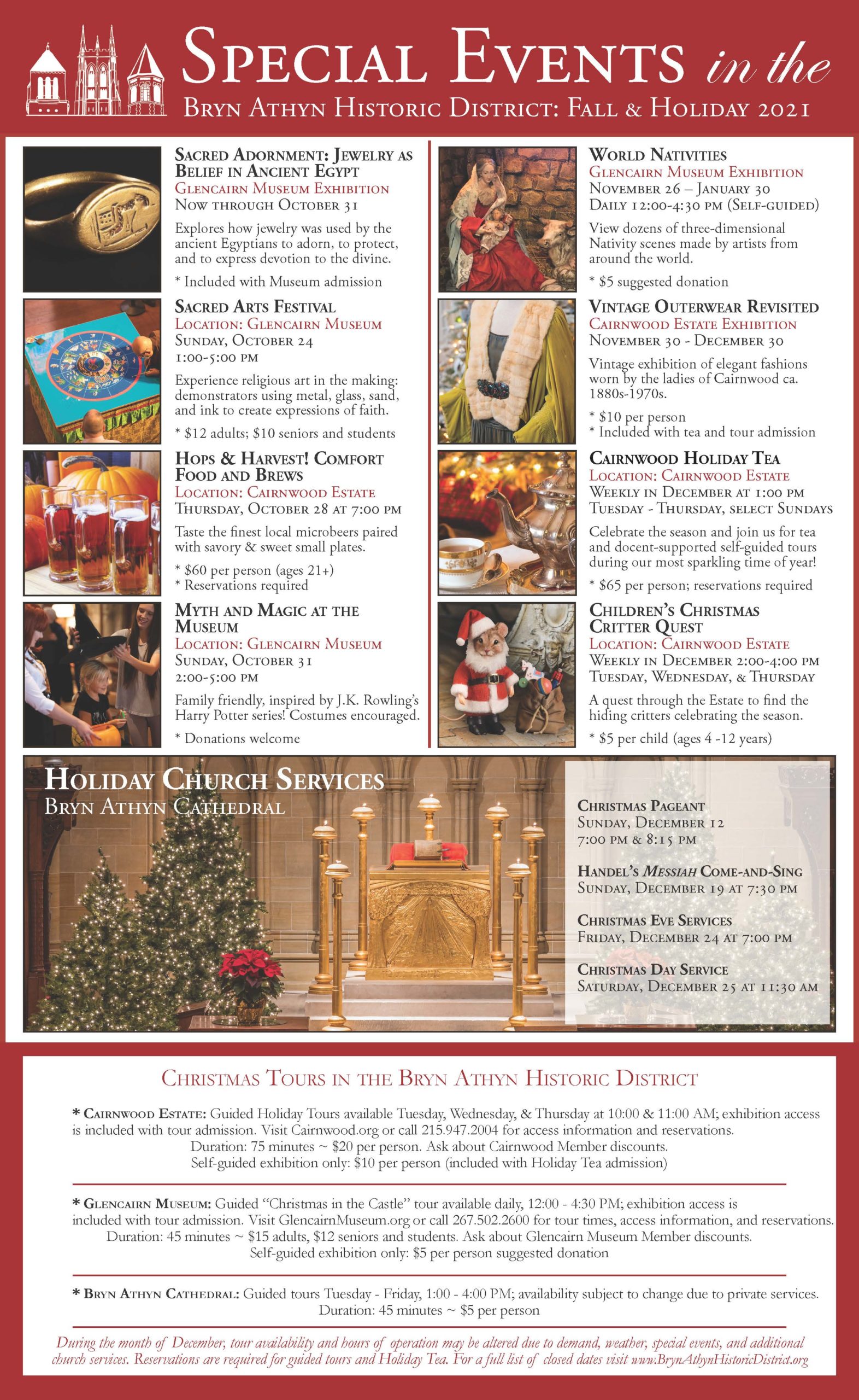 2021 Fall and Christmas panel brochure